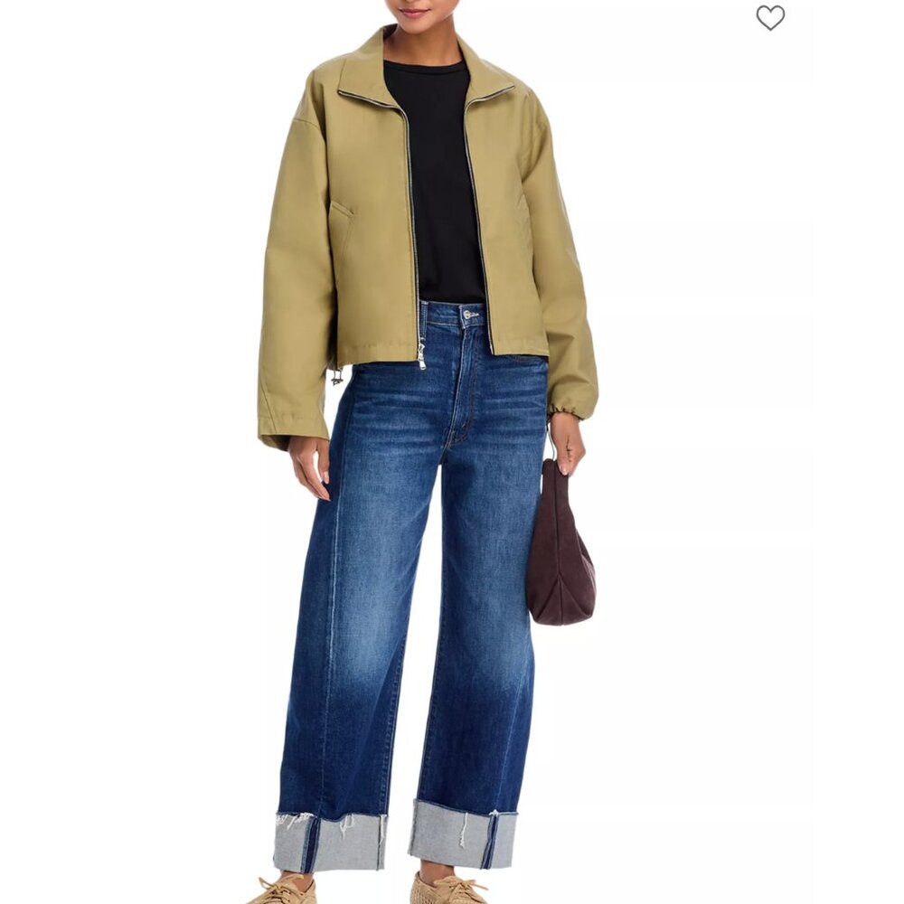 MOTHER Half Pipe Ankle Cuff Fray Jeans in Perfectly Imperfect SZ 26